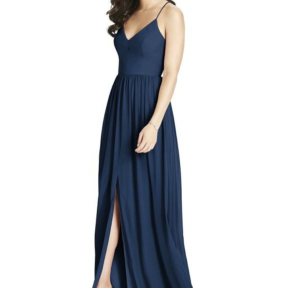 Dessy Collection Dresses & Skirts - Dessy Collection Navy Blue Maxi Dress